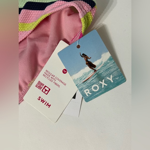 Roxy Juniors' Stripe Soul Bikini Bottoms Size:XL - NWT - Picture 6 of 7